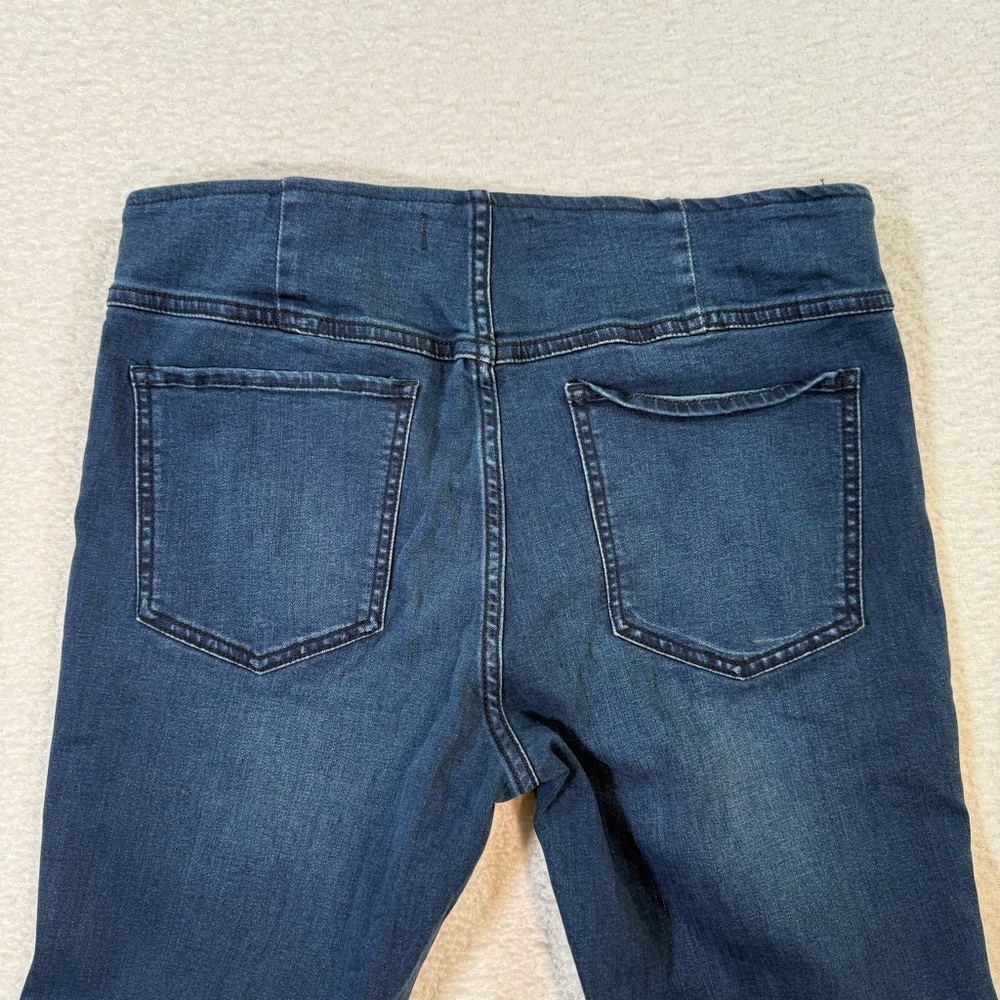 Free People ESF-12702 Women Penny Pull-On Flare Denim Blue Size 30 - Picture 9 of 11